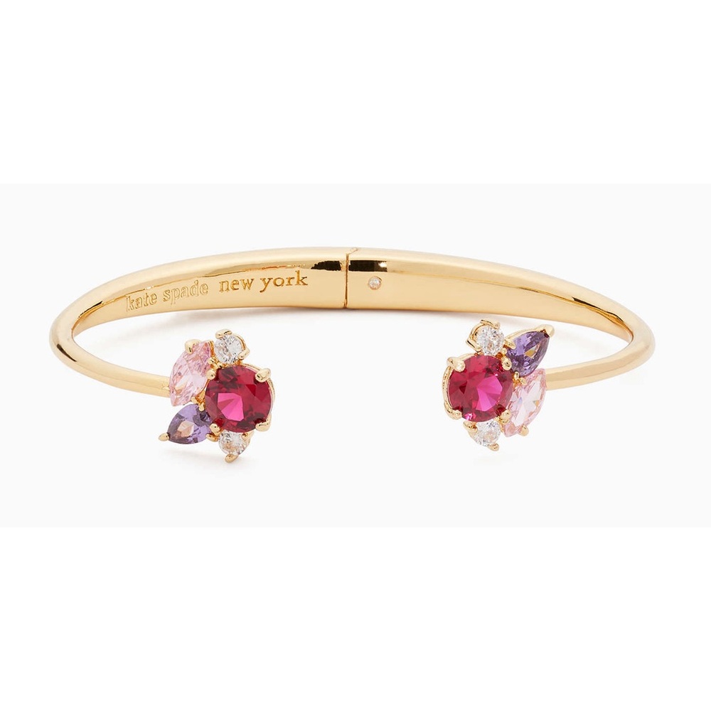 NWT Kate Spade Little Gem Hinged Cuff Bracelet